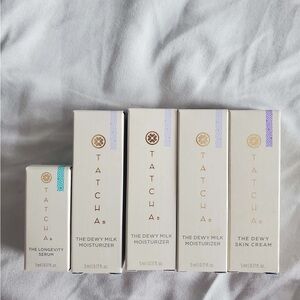 Tatcha Dewy milk moisturizer+longetivity serum